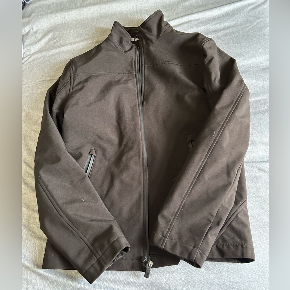 Black weather resistant jacket
